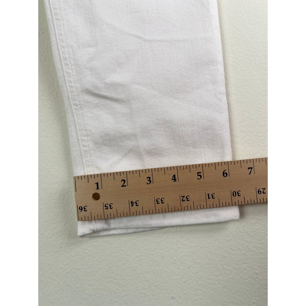 Banana Republic High Rise Straight Leg Jeans White Wash Petite 28 - Picture 12 of 12
